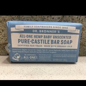 Dr. Bronner's pure Castile bar soap